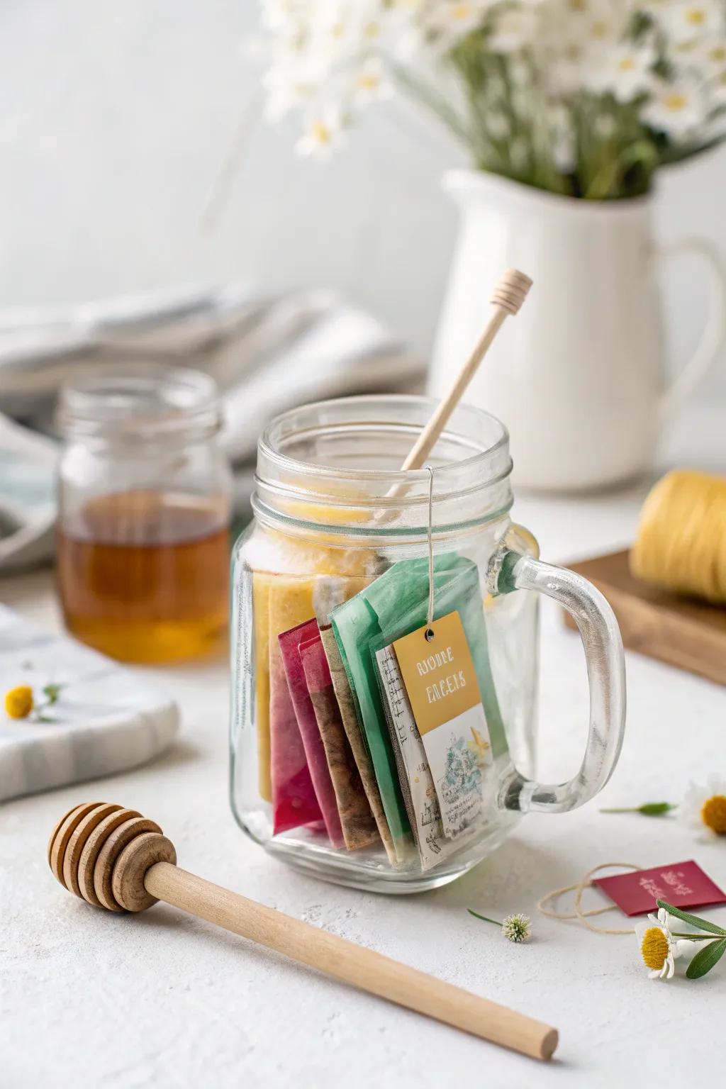 Delight in the simple pleasures of a Tea Lover's Jar&mdash;perfect for cozy, heartfelt moments.
