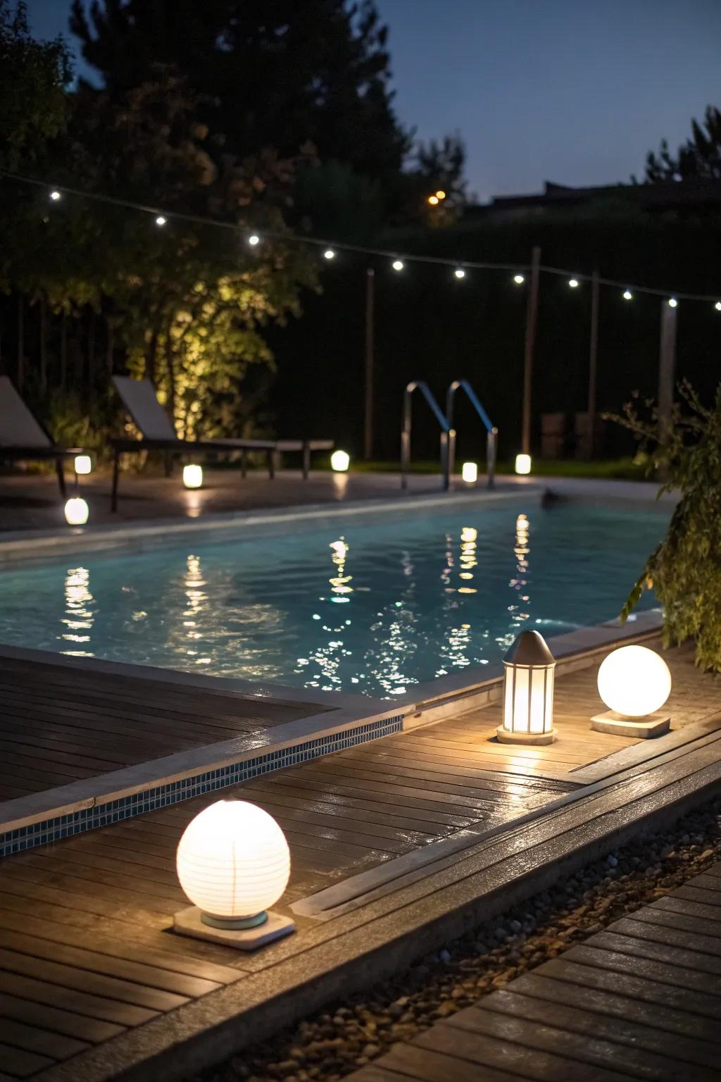 Portable lamps offer adaptable lighting solutions.