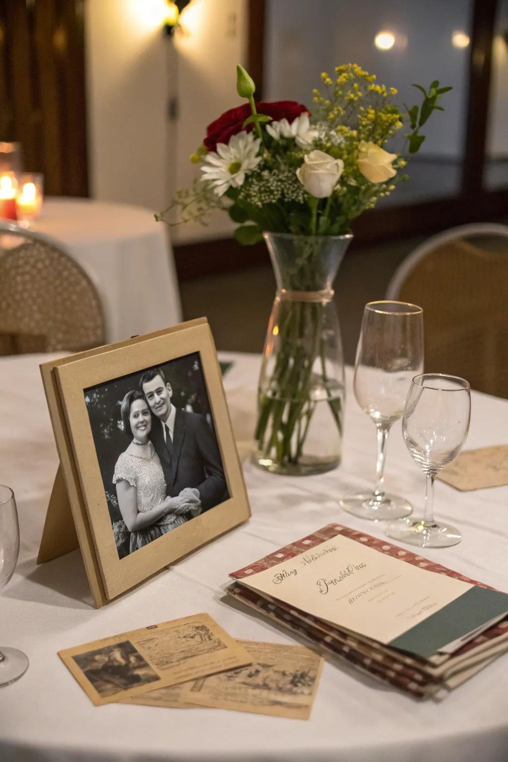 Add a personal element by adding details that pull you down memory lane.