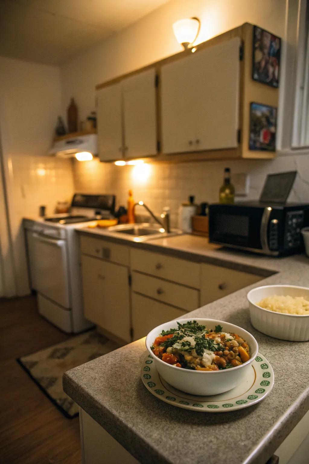 Simple meals simplify hosting and allow you to engage with friends.