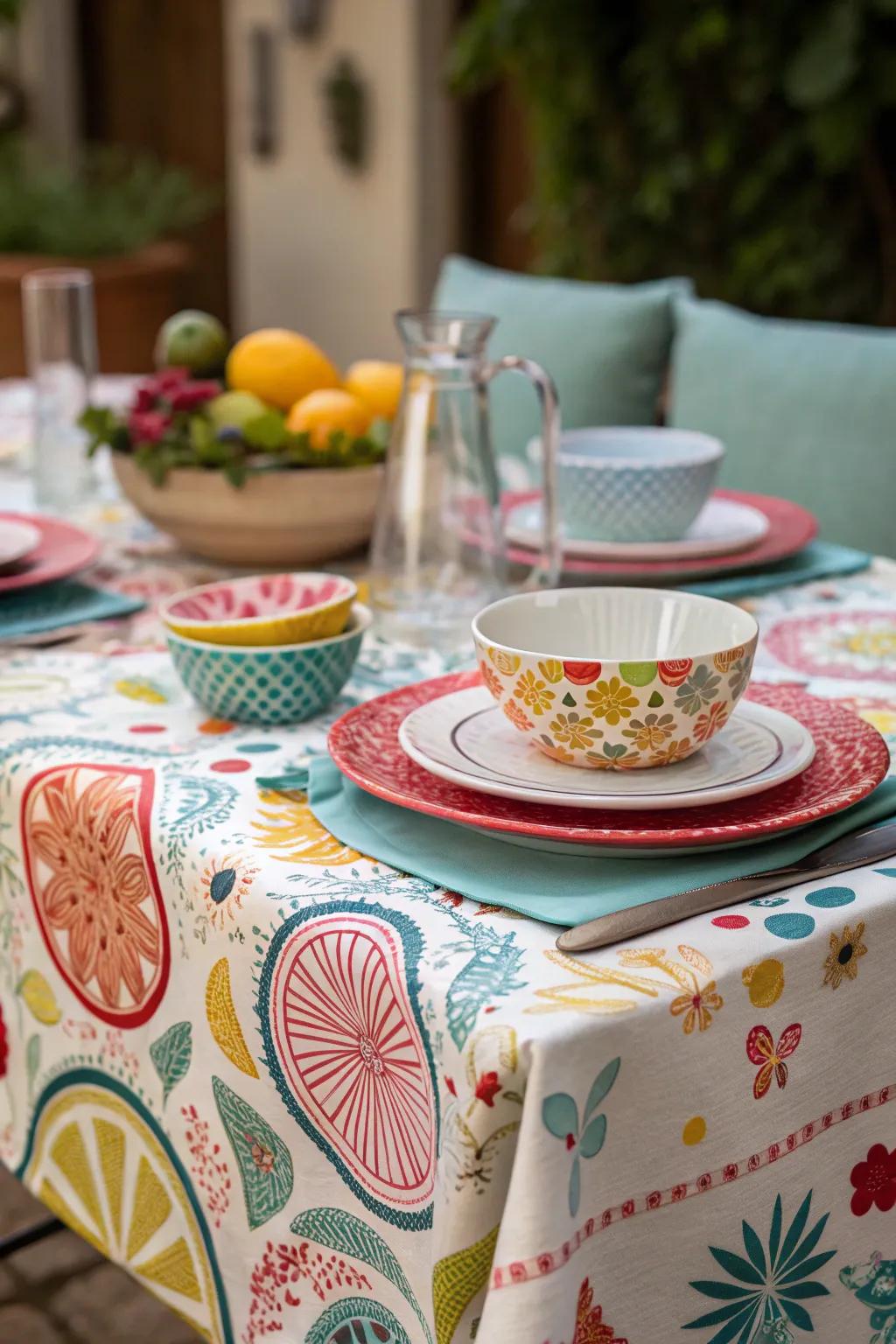 Playful patterns bring fun and vibrancy.