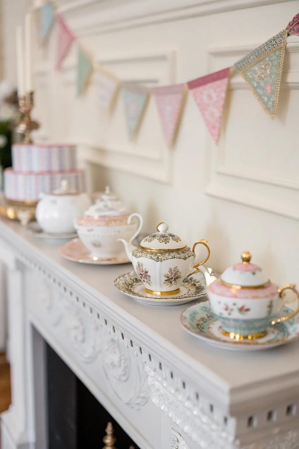 Diminutive tea collections are fanciful and charming.