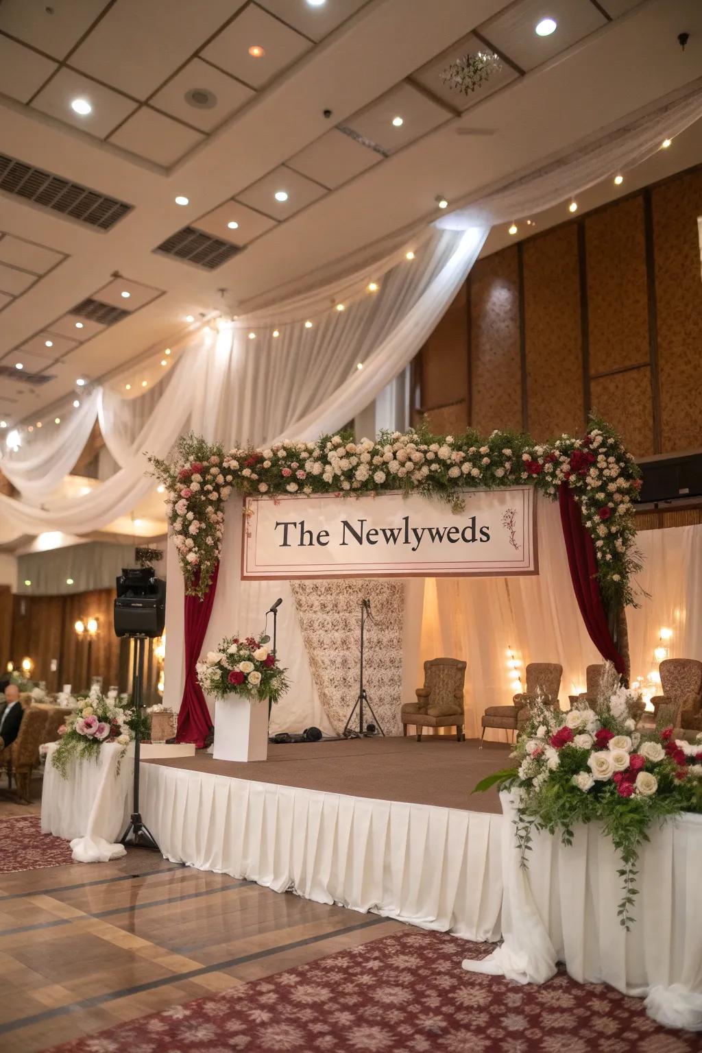 Personalized signage adds a touch of personality.