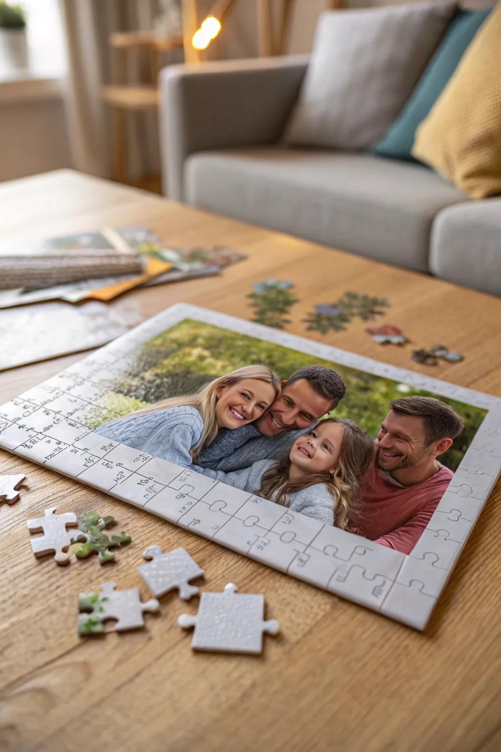 Piece together memories with a tailored puzzle.
