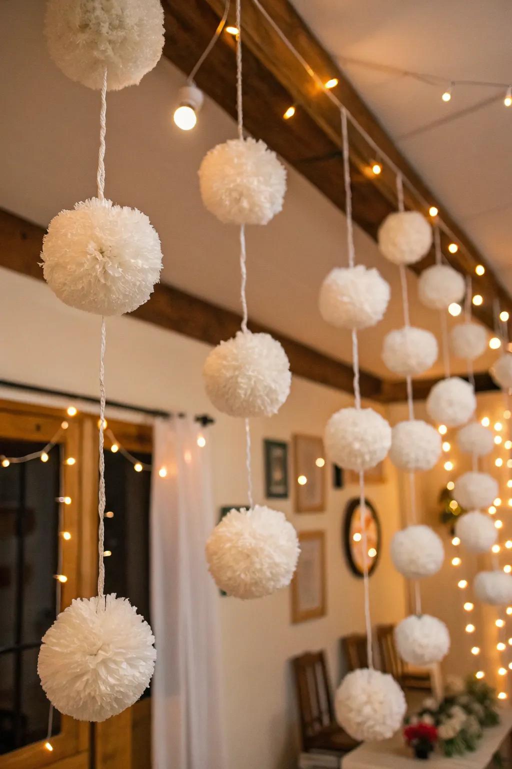 Pom embellishment garlands infuse a playful accent to your decor.