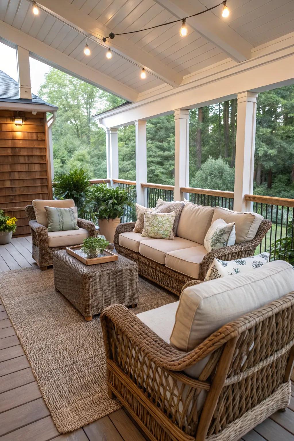 An inviting seating area designed for relaxation.