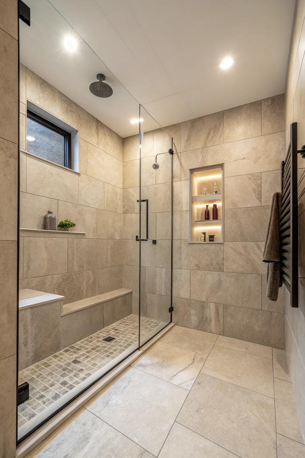 Expansive tiles deliver a seamless and continuous visual excursion.