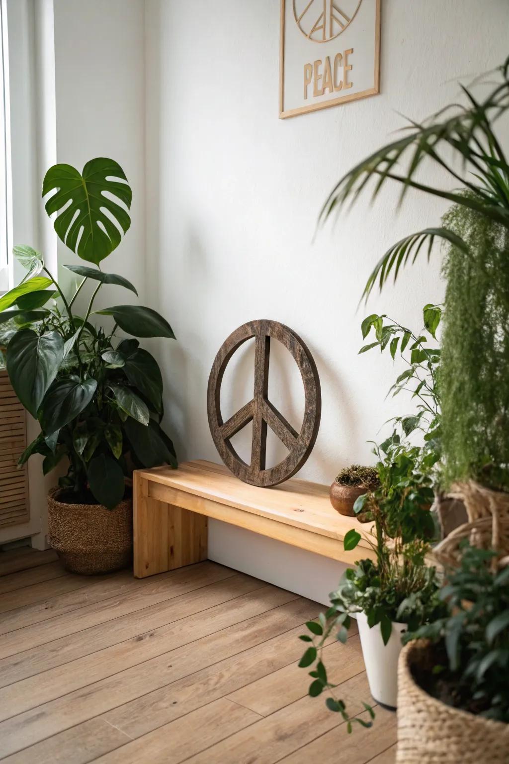 Infuse peace and serenity with symbolic decor