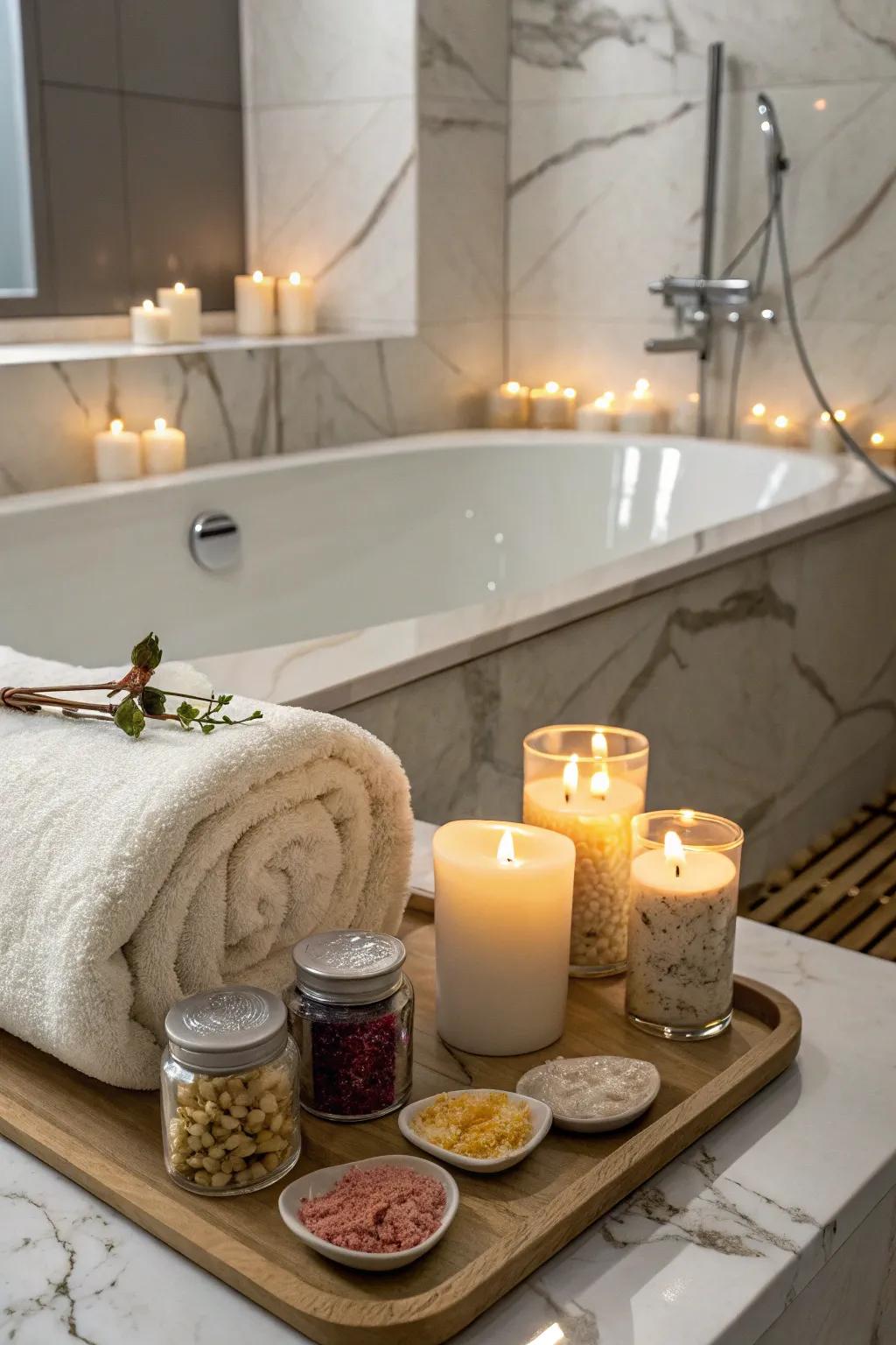 Transform her washroom into a tranquil self-care getaway.