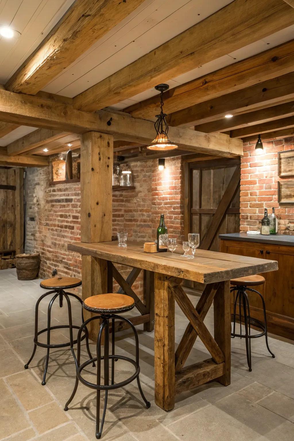 Design a relaxing space with country farmhouse charm.