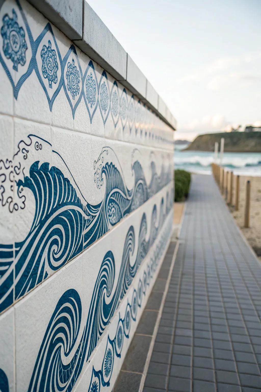 Embrace the soul of the sea through vibrant swell designs.