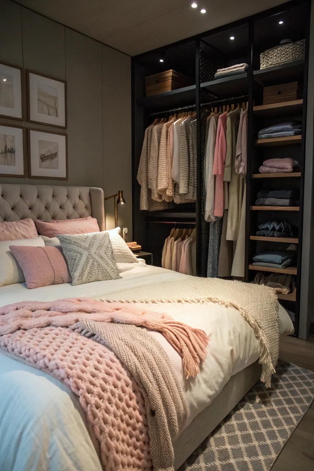 Comfort-focused linens transform a confined area into a tranquil sanctuary.