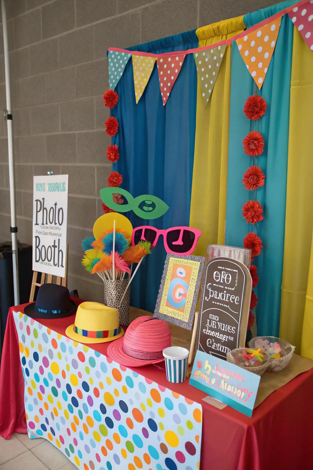 Save unforgettable memories using a make-it-yourself pix booth.