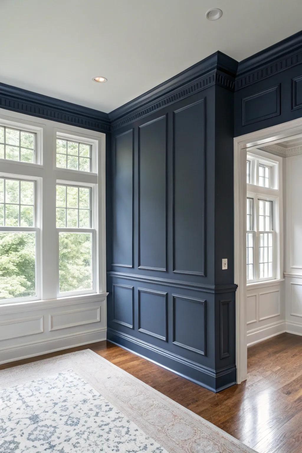 Bold colors for a striking contrast.