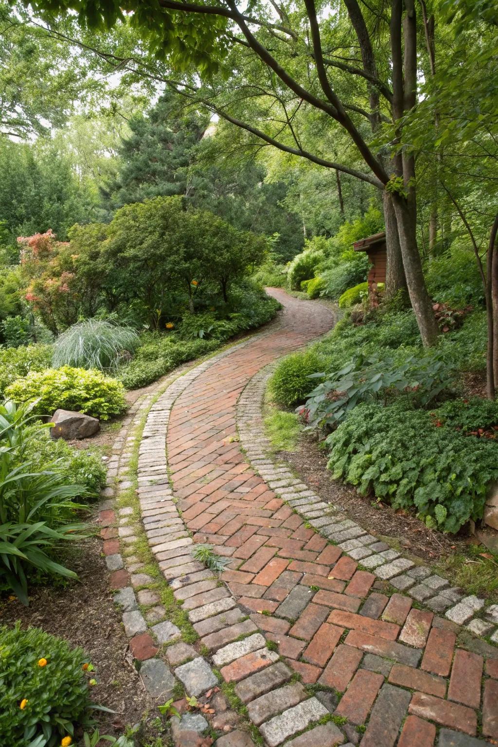 Recycled materials give your driveway character and promote sustainability.