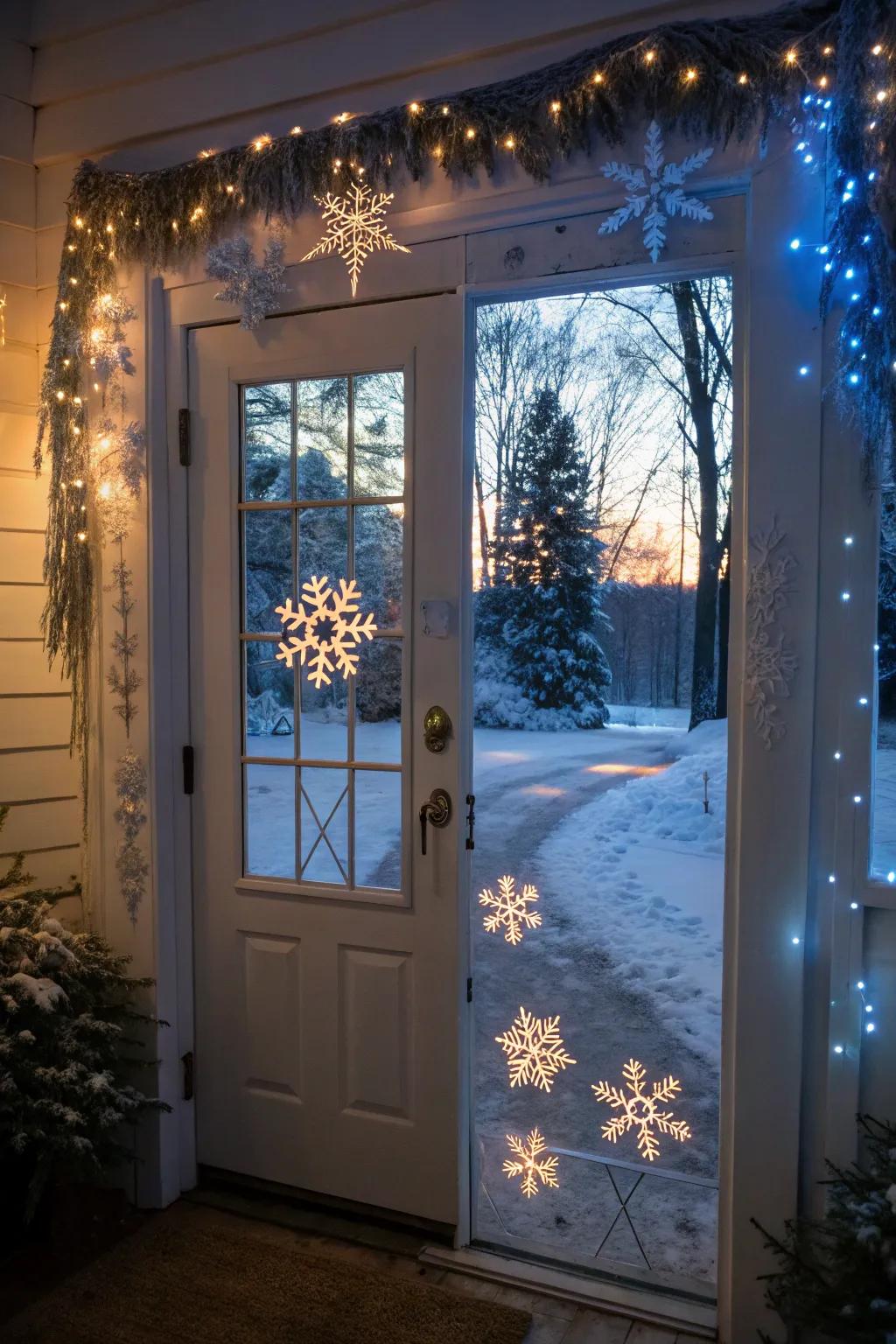 Step into a tranquil Frosted Panorama.
