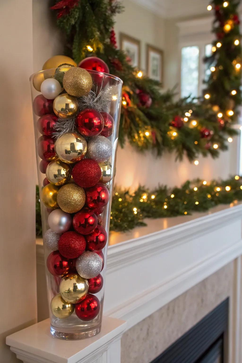 Imbue charisma with shimmering baubles in celebratory hues.