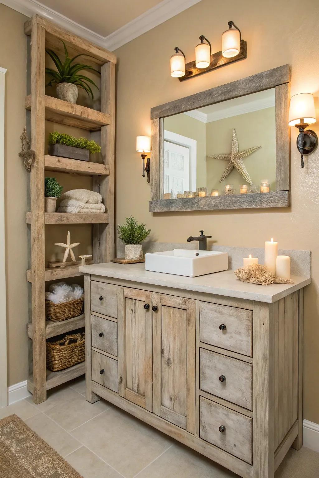 Natural wood connects indoor comfort with outdoor beauty.