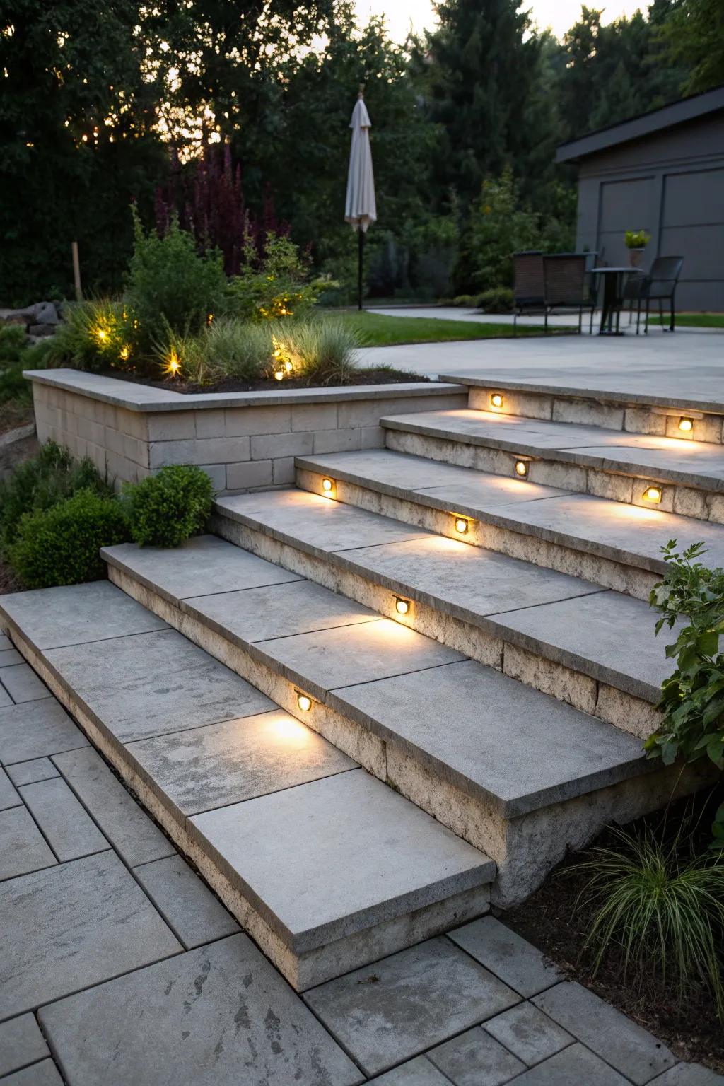 Multilevel borders enrich your outdoor space with added dimension and visual interest.