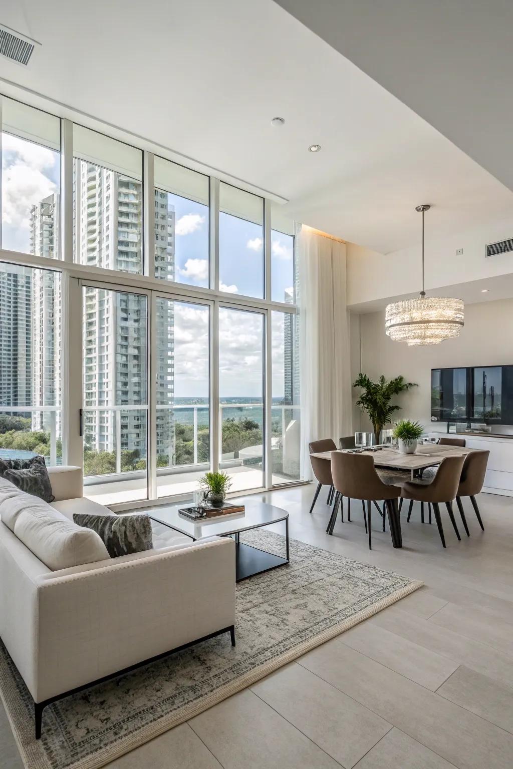 Open floor plans have the ability to transform your condo into a unified setting.