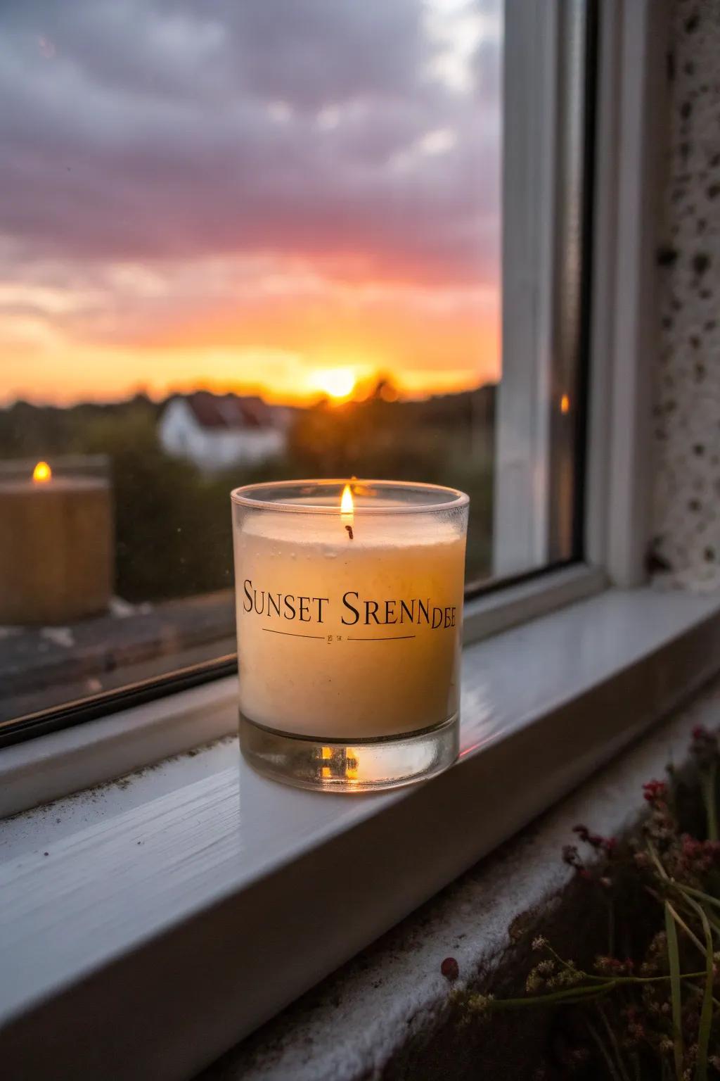 Dusk Dream Candle with a Shining Radiance
