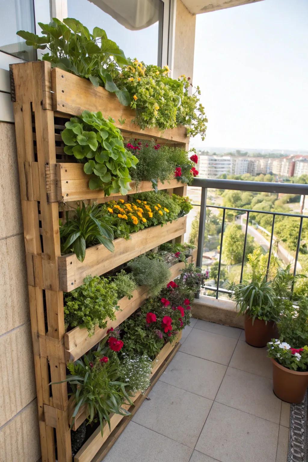 Turn skids into vibrant tiered gardens for your residence.