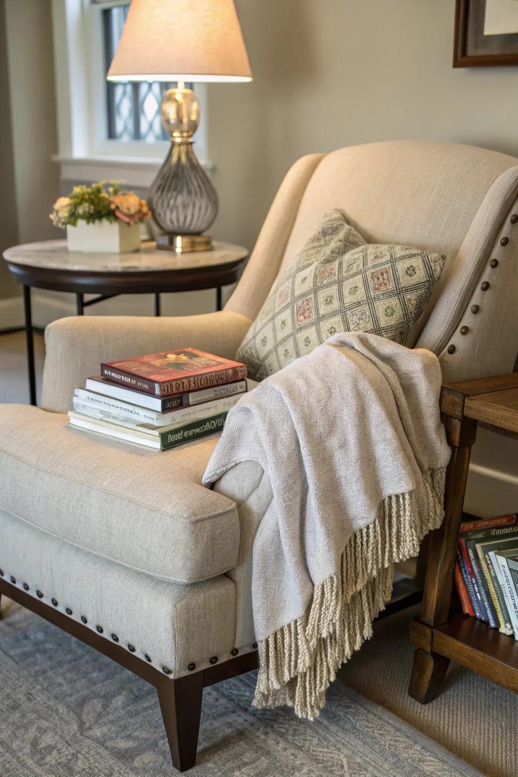 An inviting spot for peaceful contemplation.