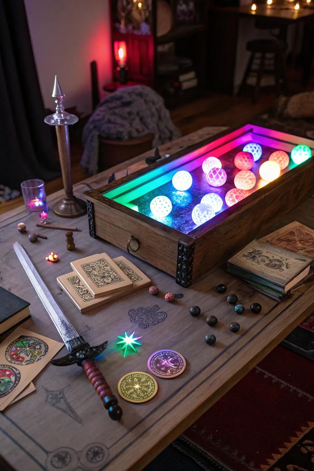 LED lights cast an enchanting glow, enhancing every adventure.