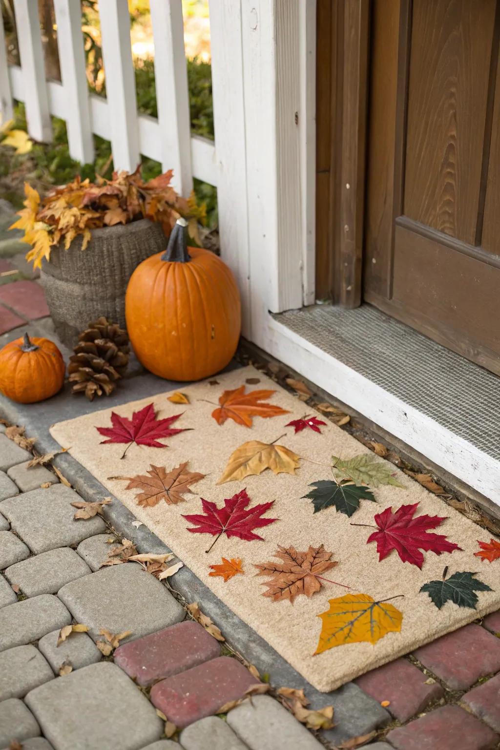 Seasonal doormats bring festive charm to your doorstep