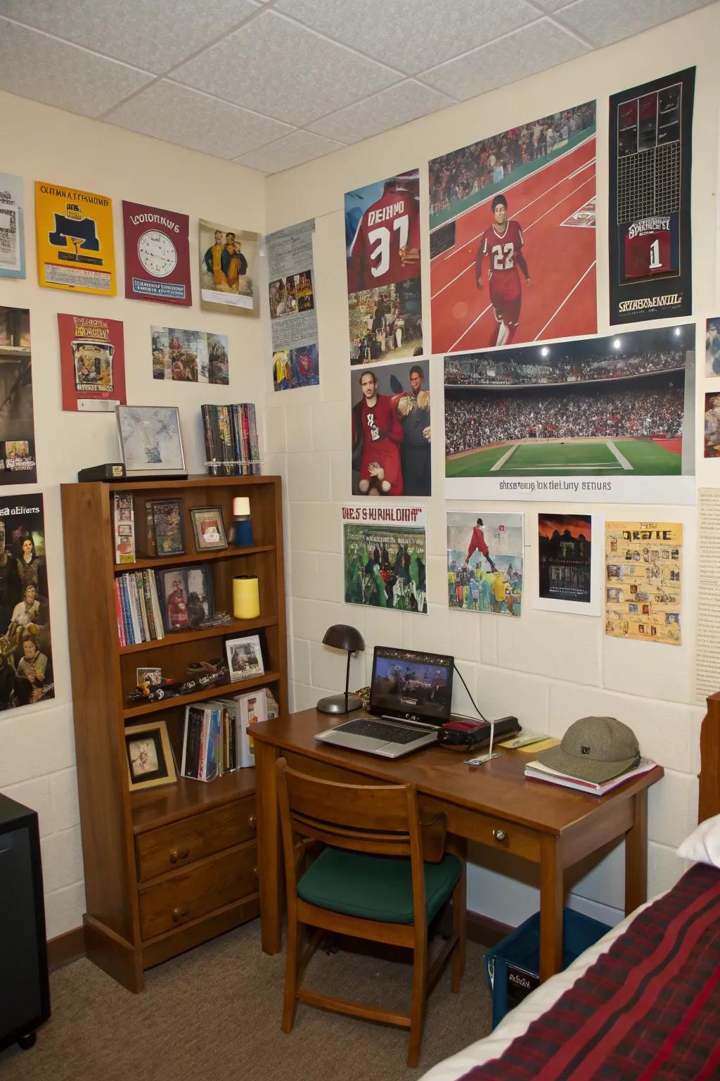 Show off your personality with wall art that shows what you're into.