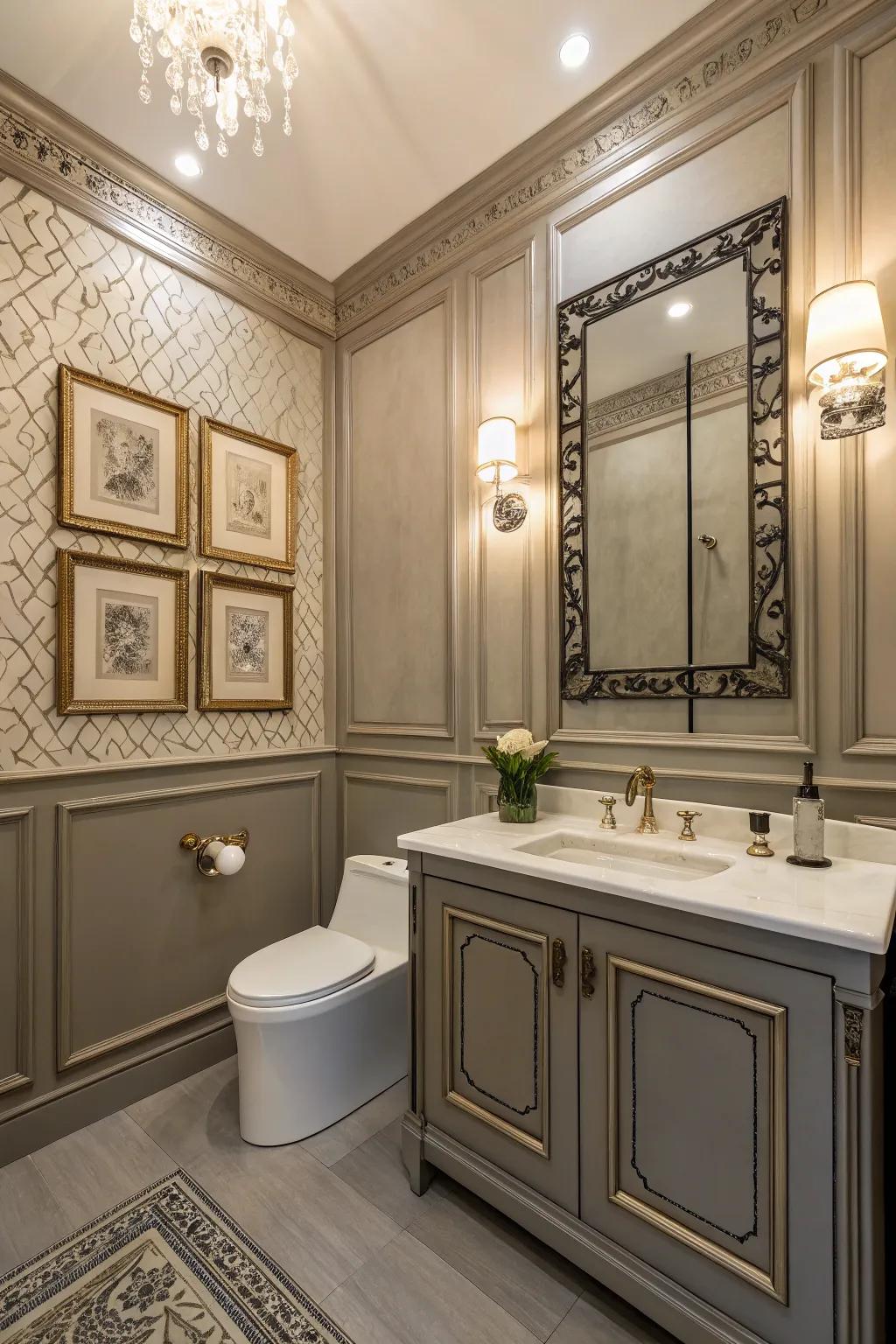 Surface detailing introduces sophistication and texture.