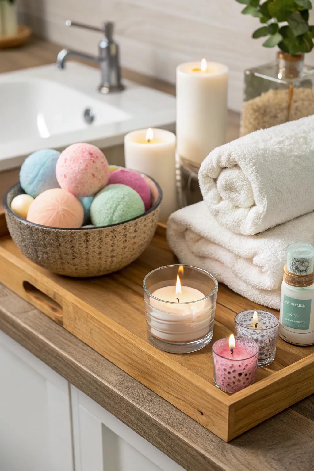 Unwind and revitalize with a bespoke spa retreat kit.