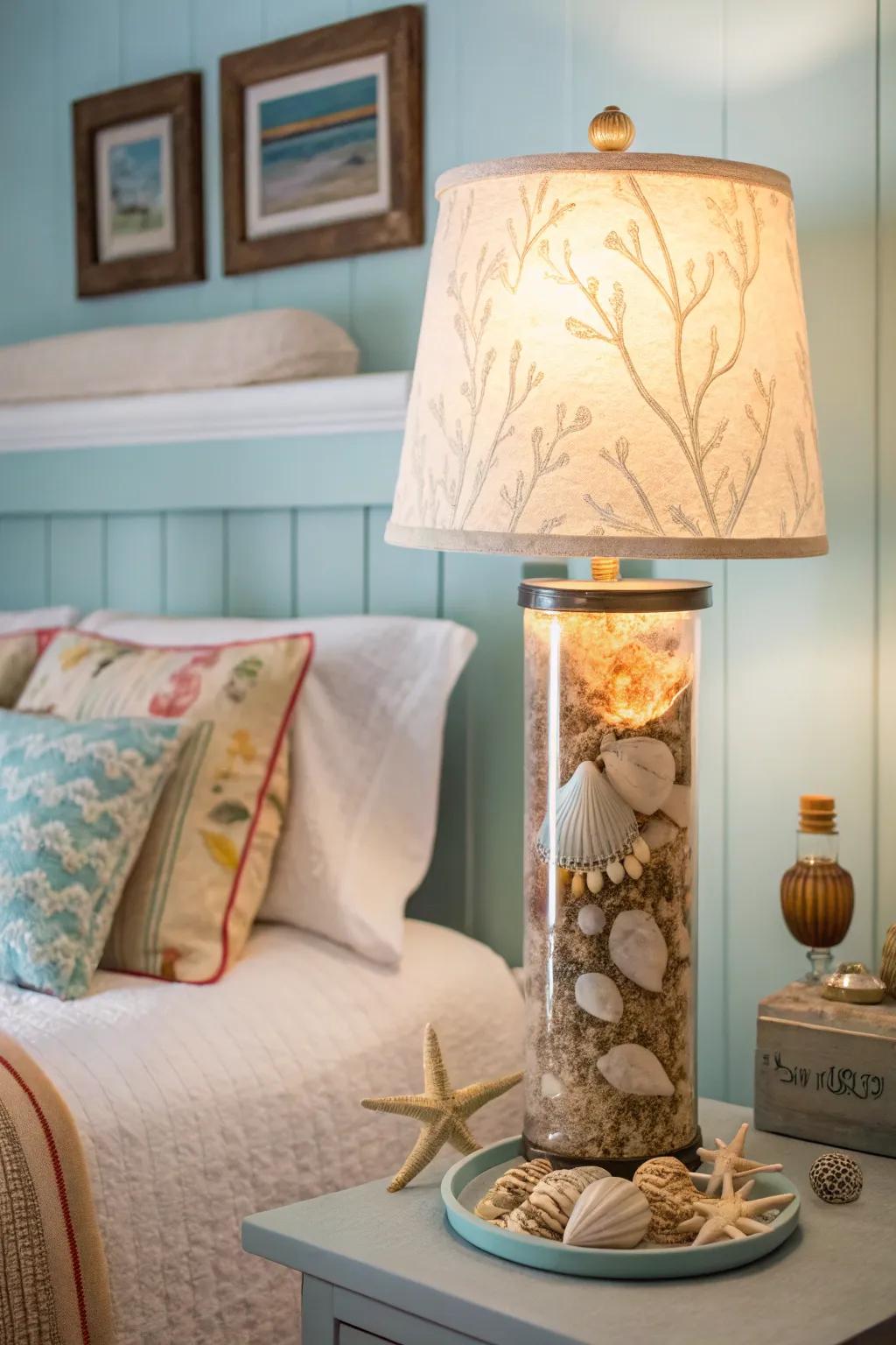 Encapsulate the spirit of the ocean with each shimmer.