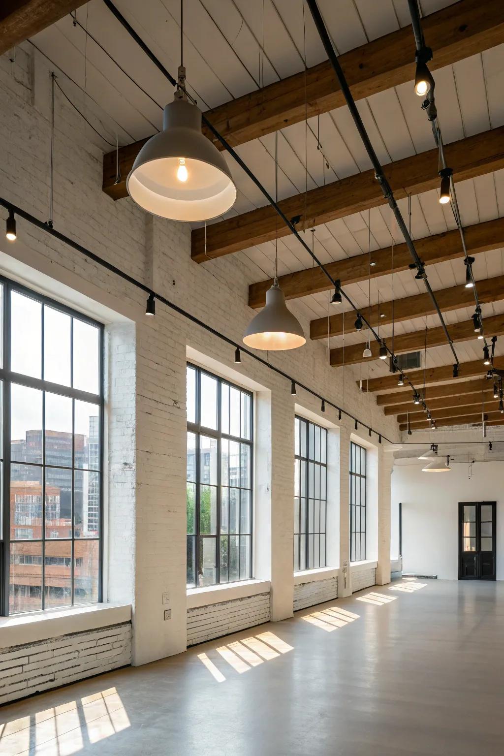Sleek pendant lights for a modern minimalist look.