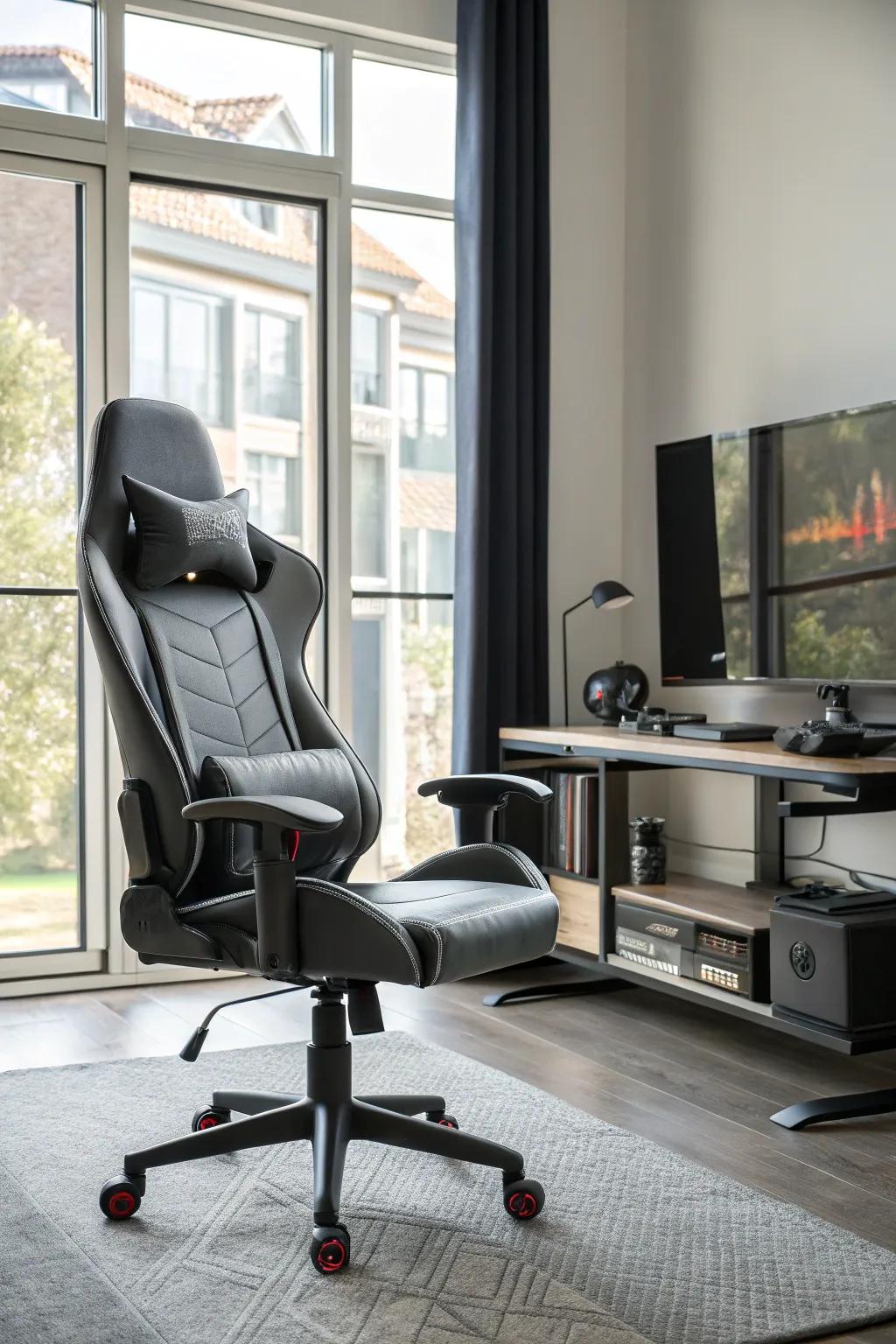 Posture-perfect gaming seats engineered for superior ease and prolonged play.