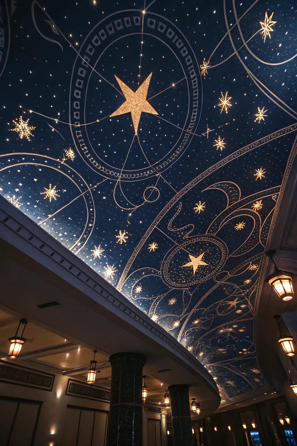 Welcome the universe into your gaming space with a starlit ceiling.
