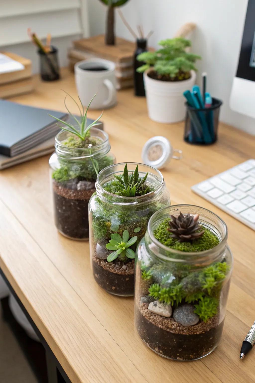 Pocket sanctuaries infuse a revitalizing hint of nature indoors.