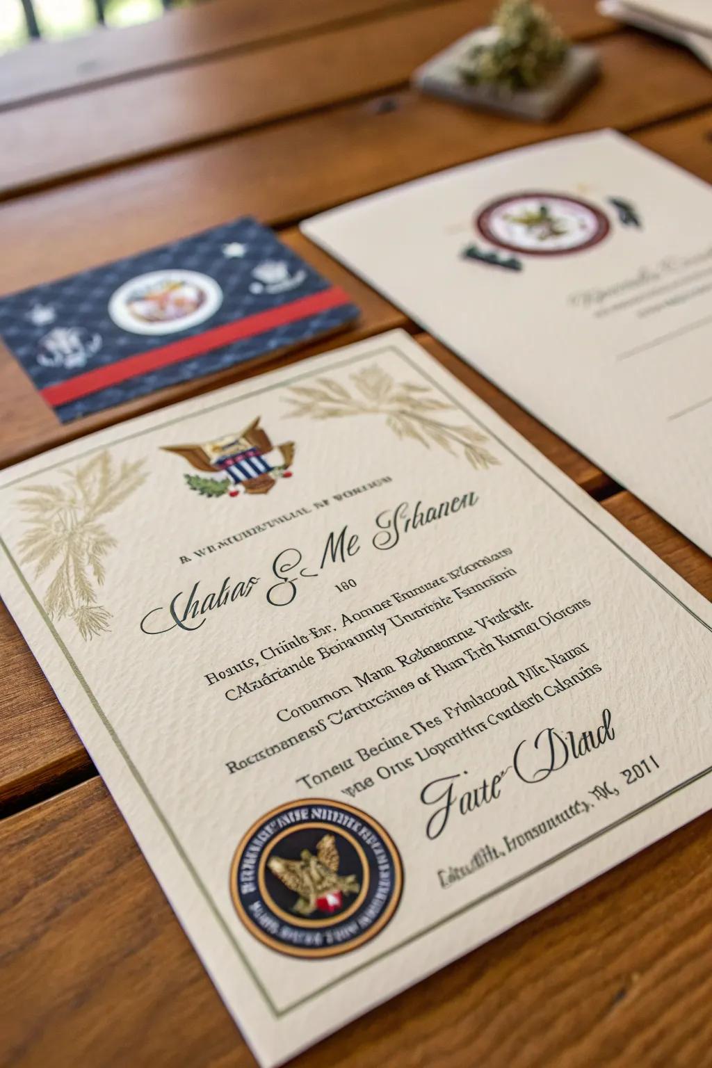 Personalized invites make a distinct impression.