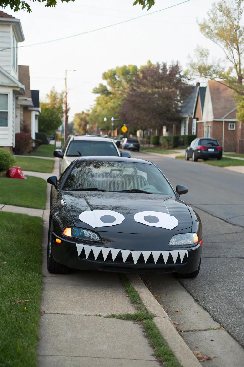 A monster-inspired makeover offers your car a playfully spooky character.