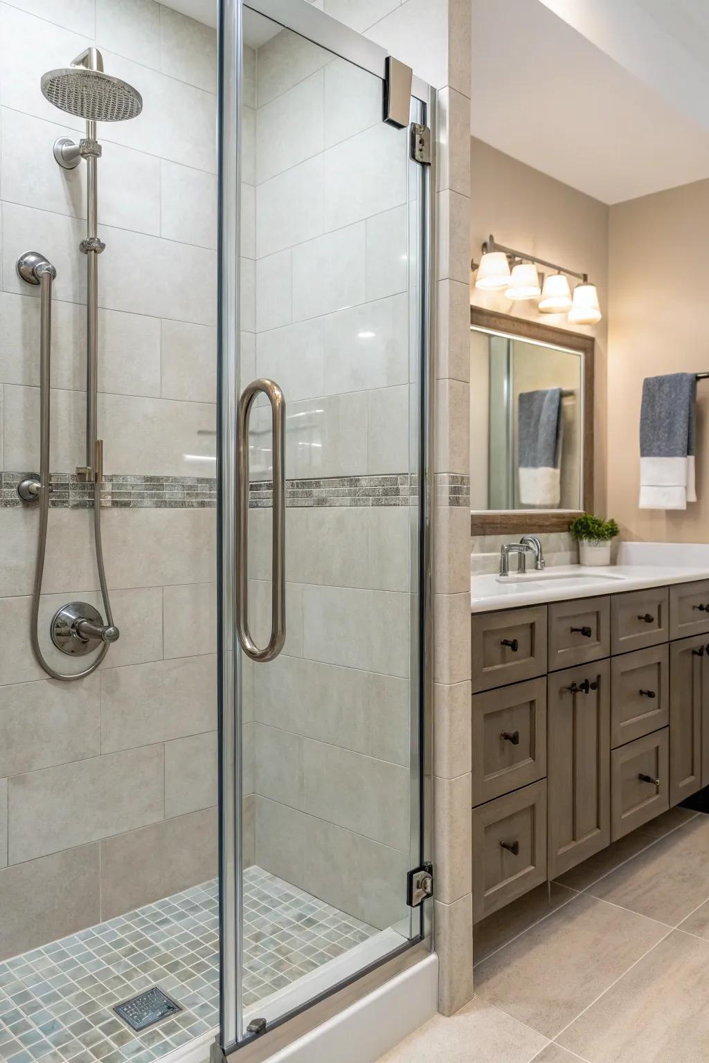 Safety harmonizes with style in these beautifully crafted steadiness bars.