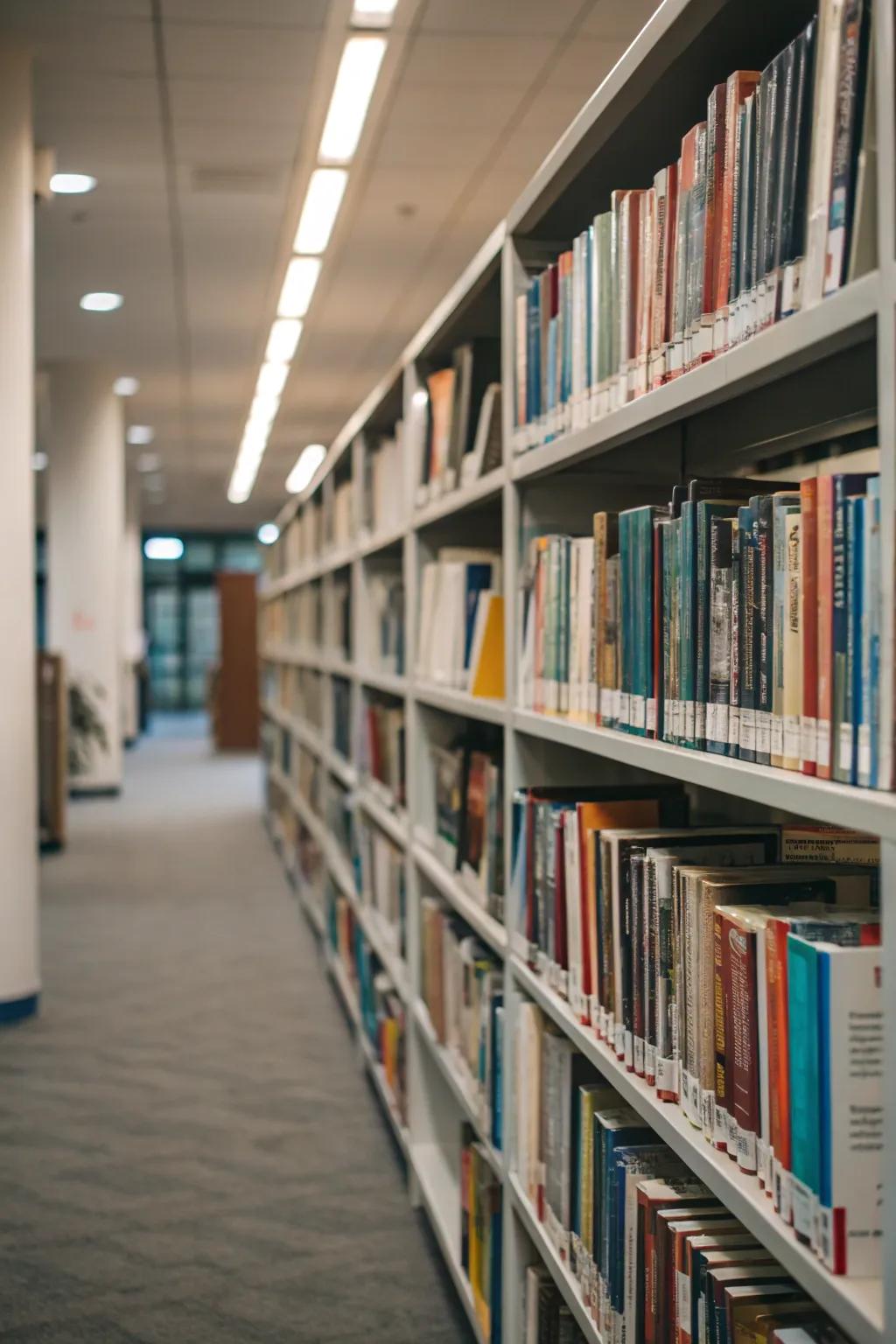 Optimize space through high-rise shelving, fostering an orderly homeschooling ambiance.