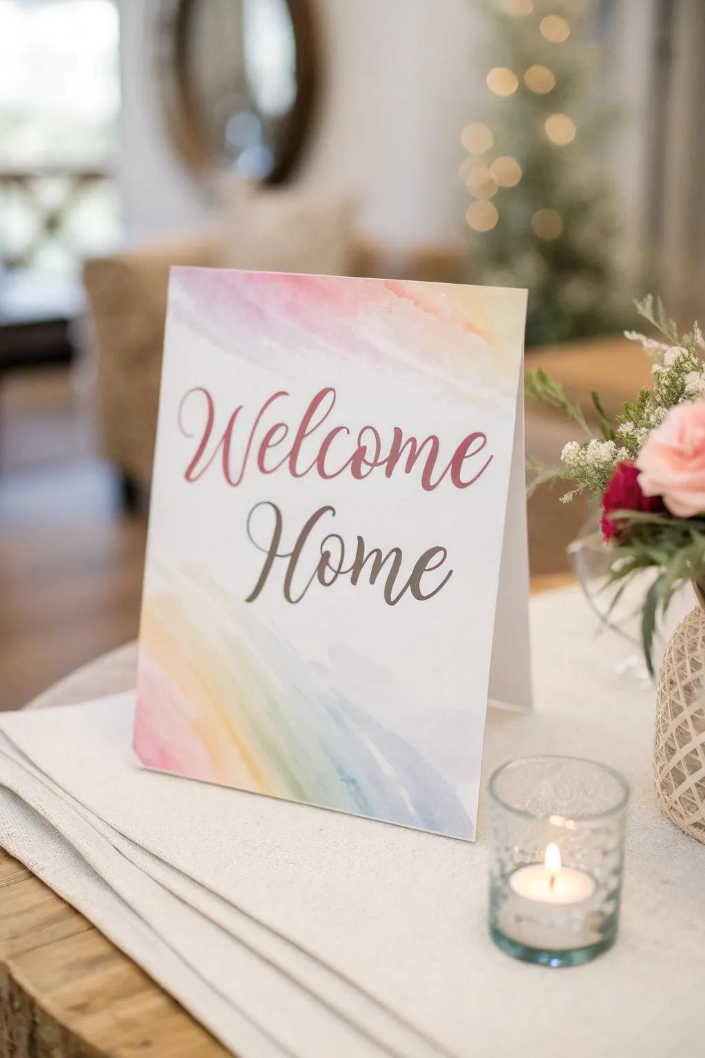 An affirming welcome to touch the soul