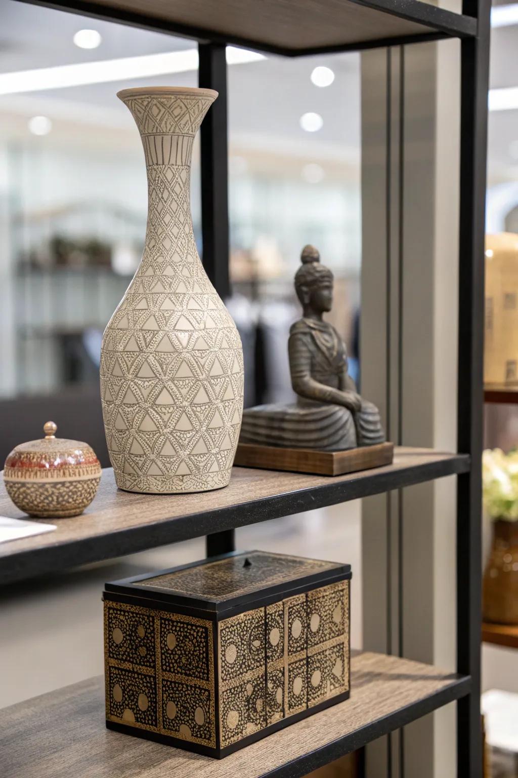 Height play keeps your decor exciting.