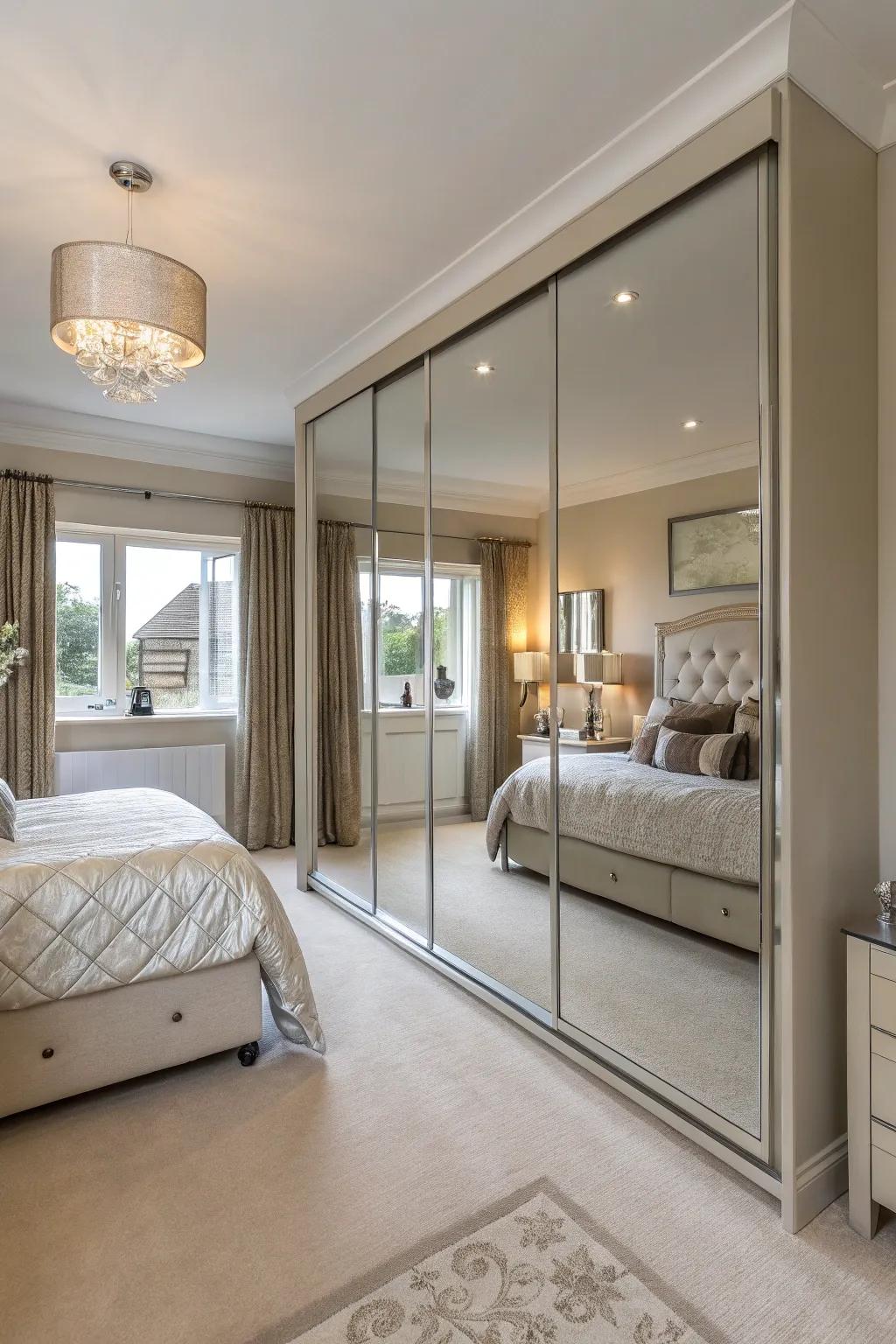 Reflected arrangements: sophistication and spatial illusion.