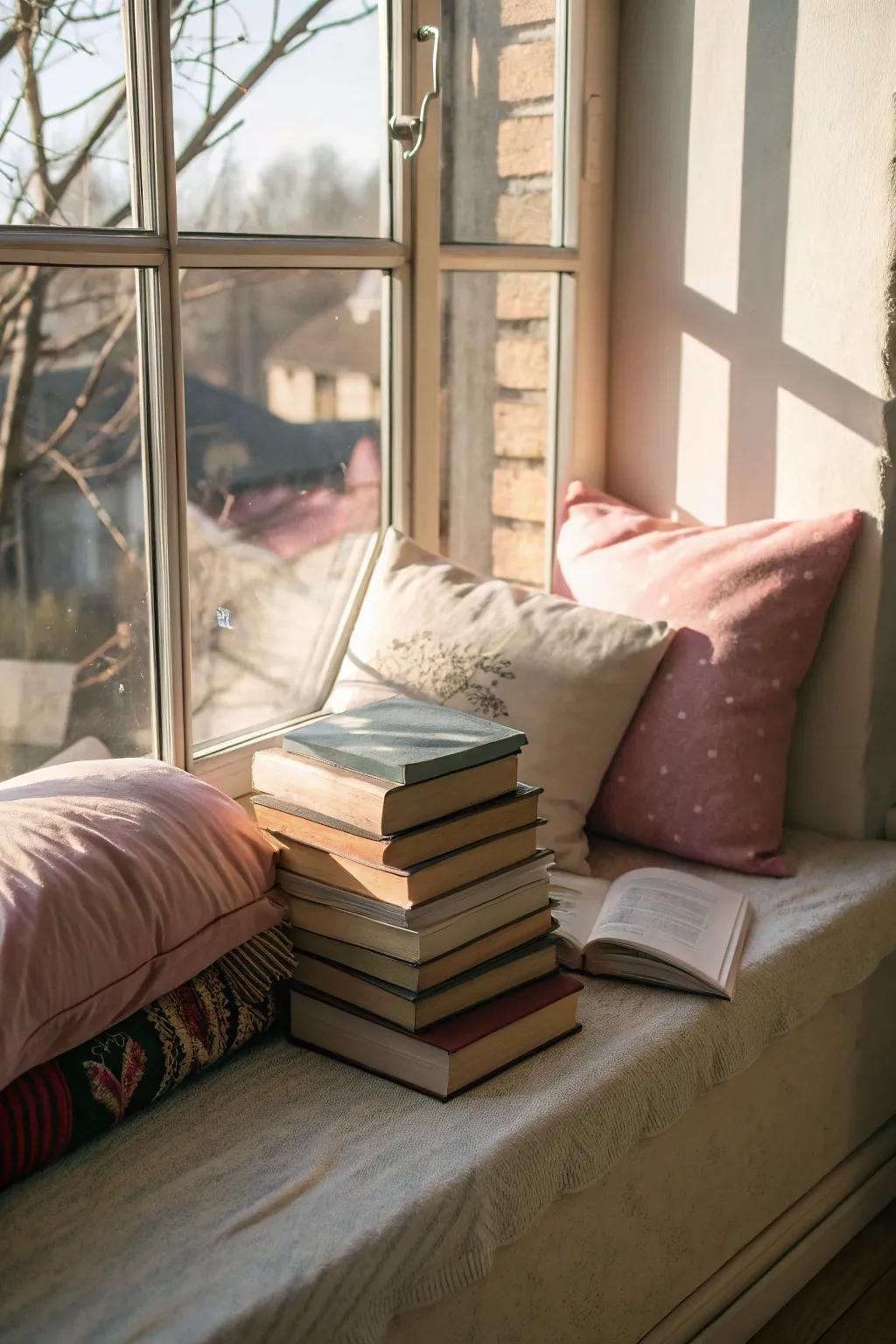 A perfect spot to unwind with your favorite novel and a view.