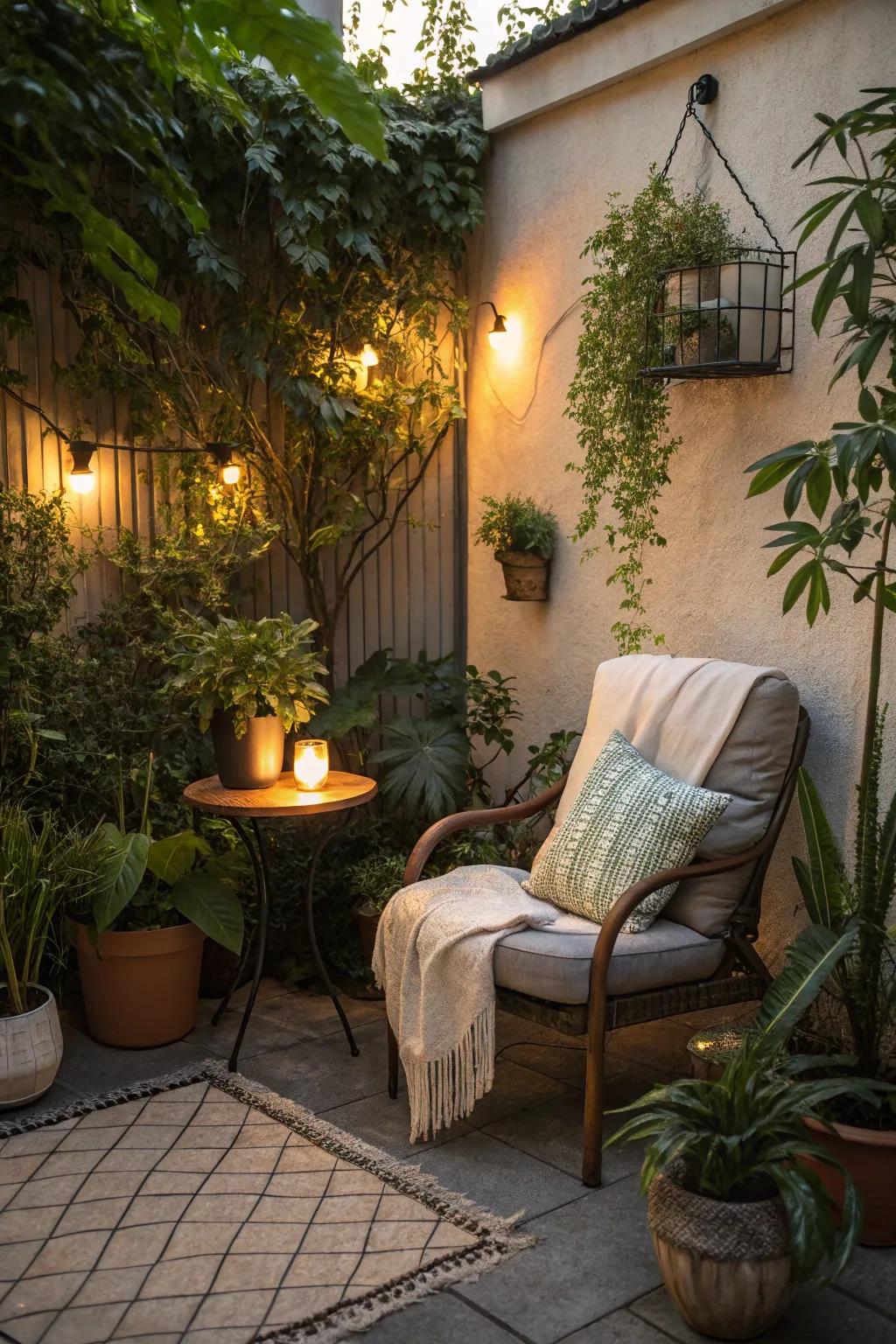 Design an enchanting reading spot in your garden's corner.