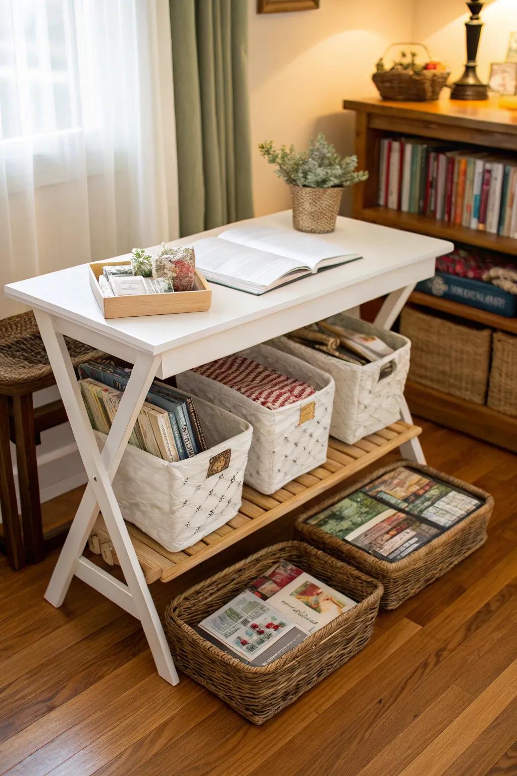 A custom DIY folding table tailored for your needs.