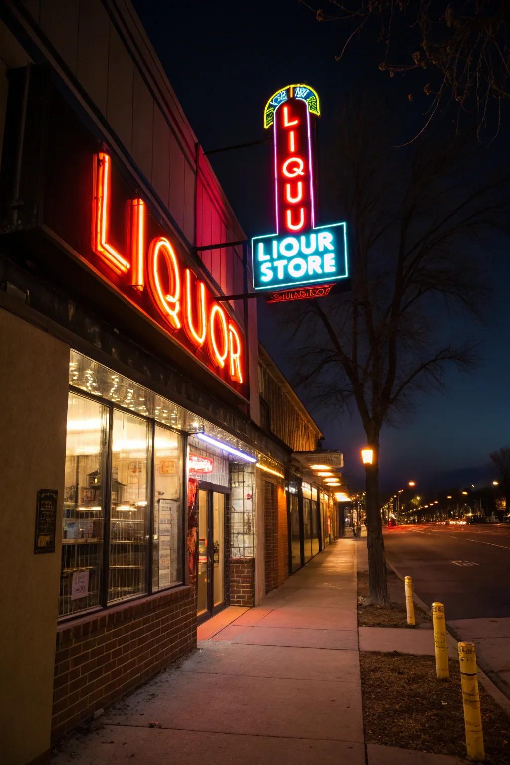 Luminous signs infuse a lively energy into your shop after dark.