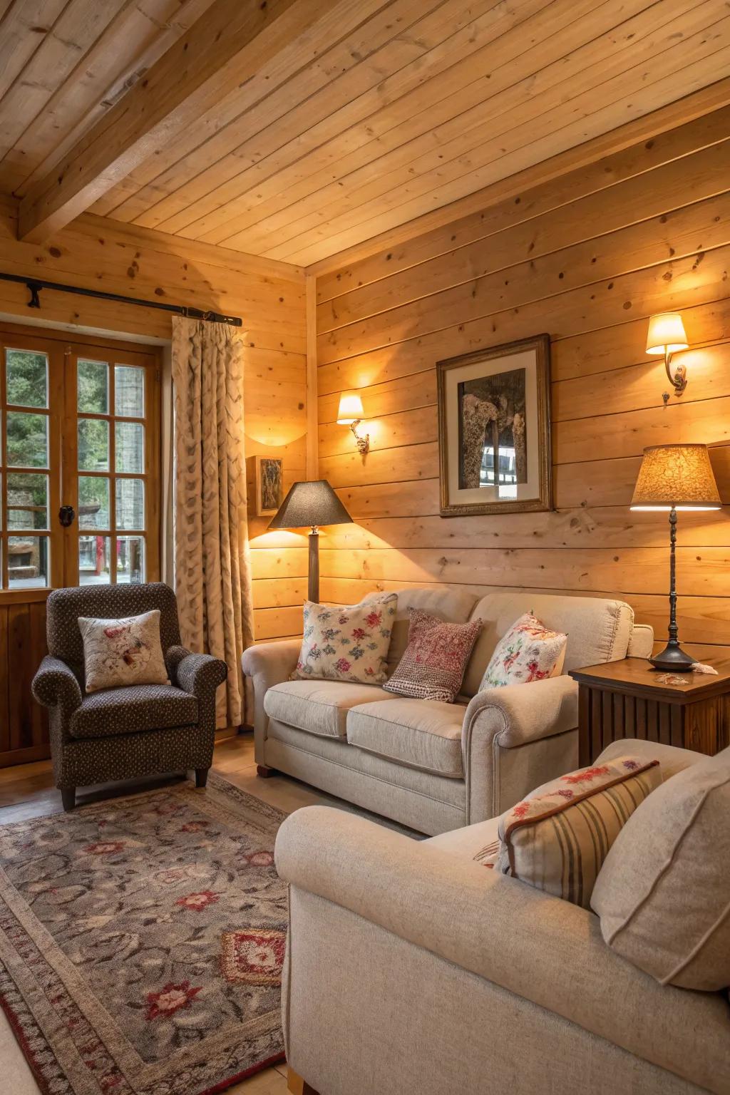 Timber elements impart warmth and a hint of the outdoors to any living space.