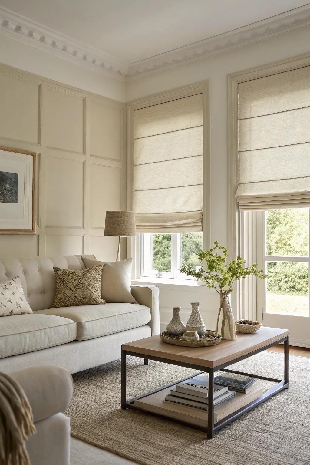 Concertina shades bring an elegant subtlety to any space.